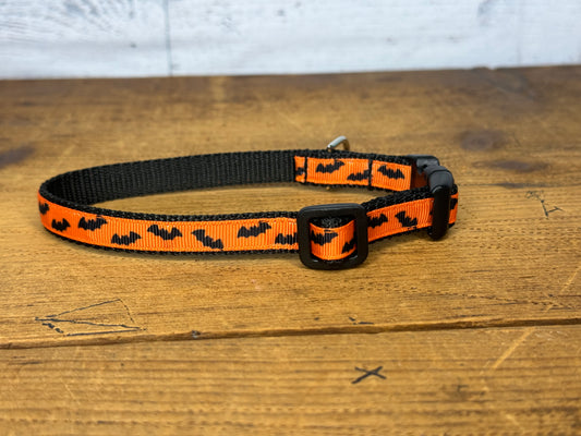 Halloween Bats Dog Collar