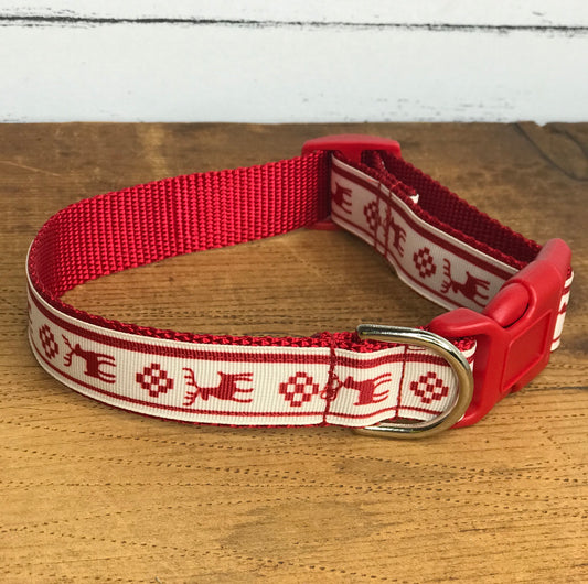 Nordic Reindeer Dog Collar
