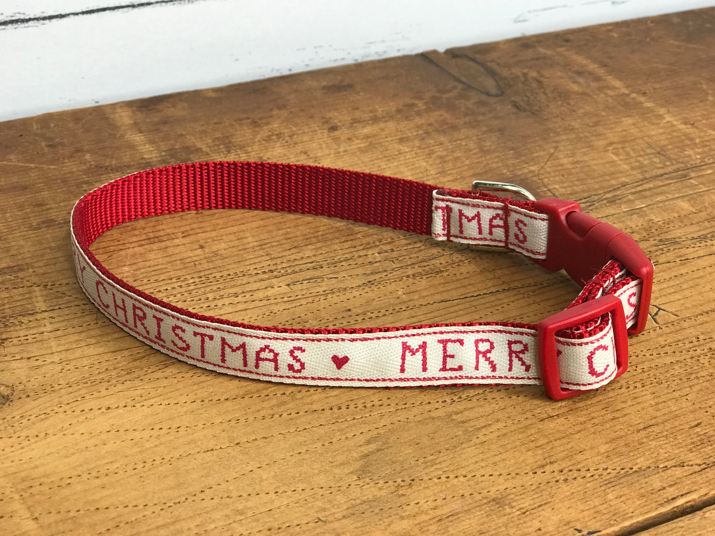 Merry Christmas Dog Collar